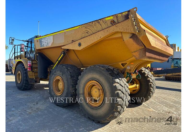 caption CAT 745-04LRC Articulated Trucks