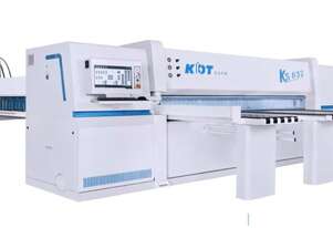 KDT. Split 'twin pusher' front load Beamsaw.