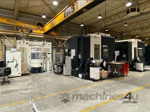 2 Makino D500 vertical machining centres, 5 axis and 12 pallet system