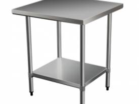 Brayco 2424 Flat Top Stainless Steel Bench(610mmWx - picture0' - Click to enlarge