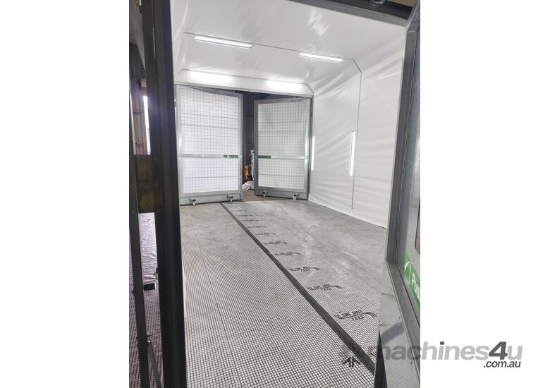 caption Large Retractable Spray Booth - Industry Leading Innovation!