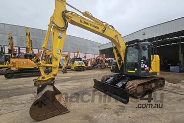 2019 SUMITOMO SH145X-6 15T EXAVATOR WITH 2865 HOURS, HITCH, BUCKETS AND H & S LIMITERS 2019 SUMITOMO SH145X-6 15T EXAVATOR WITH 2865 HOURS, HITCH, BUCKETS AND H & S LIMITERS