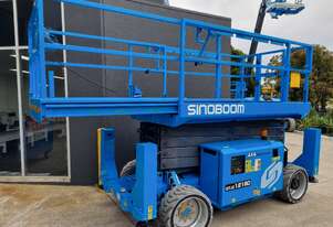 Sinoboom Rough Terrain Scissor Lift: 40ft, Diesel Machine Built Tough!