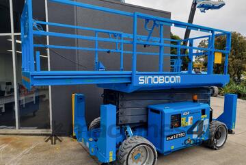 Sinoboom Rough Terrain Scissor Lift: 40ft, Diesel Machine Built Tough!