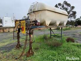 Slip On Water Tank 
Frame Mounted Slip On Water Tank, Approx 9000Litres, Honda GX200 Motor, Davey G8 - picture0' - Click to enlarge