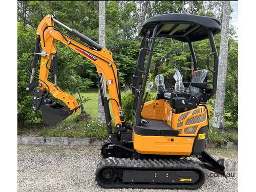caption NEW RHINOCEROS XN17S (LATEST UPGRADE) EXCAVATOR WITH YANMAR DIESEL ENGINE