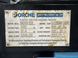 Borche BS200-III - 200 Ton Plastic Injection Molding Machine (B1) - picture1' - Click to enlarge