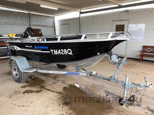 2007 SIDE CONSOLE BLUEFIN 4.2 MANGROVE JACK BOAT 