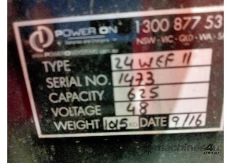 caption Nissan G1N1L18HQ 6.5m Electric Three Wheel Forklift