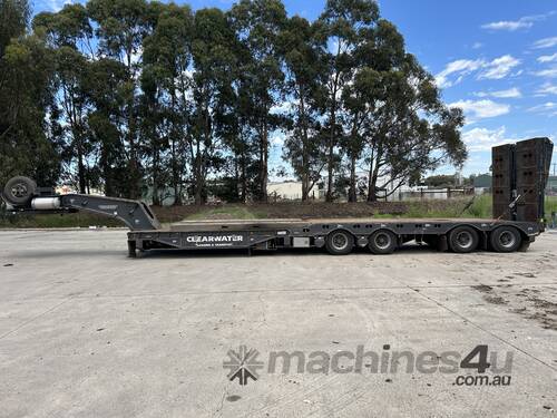 2019 Drake 4x4 Rear Steer Axle Widener Low Loader Trailer