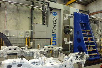 Large CNC 5 axis Traveling Column Milling Machine