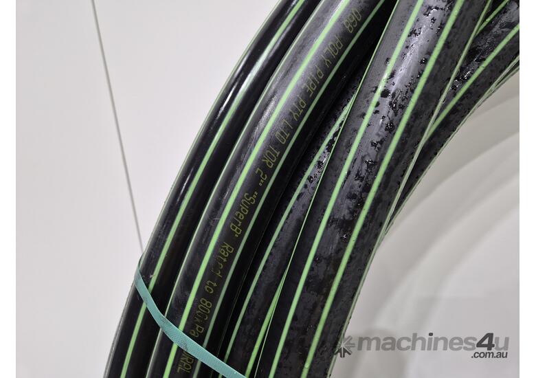 Used Green Stripe Poly Pipe Irrigation Pipe in , Listed on Machines4u