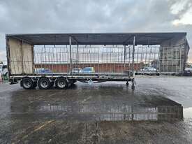 2013 Vawdrey Triaxle Drop Deck Curtainsider (Curtains Removed) - picture2' - Click to enlarge