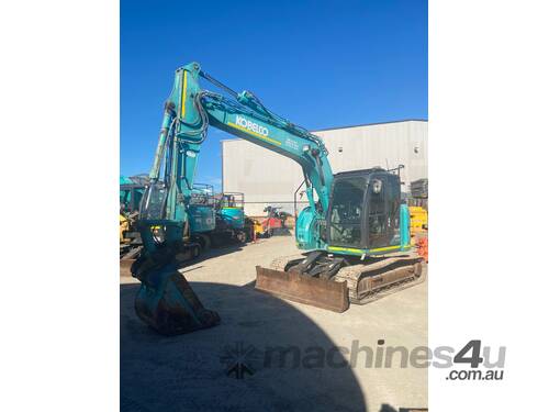 caption 2018 Kobelco Sk135SR-3 15TN Excavator
