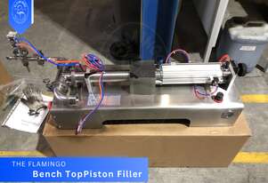 Flamingo 100-1000ml Bench-top Piston Filler, Fully Air Operated, Nozzle Options and Easy Cleaning