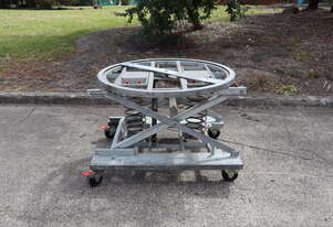 Mobile Pallet Loader Leveller Turntable 1100mm Diameter - Safetech Palift