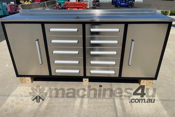 10 Drawer Stainless Steel Work Bench