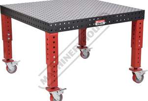 1200 x 1200mm M16 Pro Series Welding Table WT16-1212N Plasma Nitriding Coating 16mm Holes