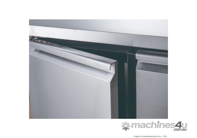 FED-X S/S Three Door Bench Freezer - XUB6F18S3V
