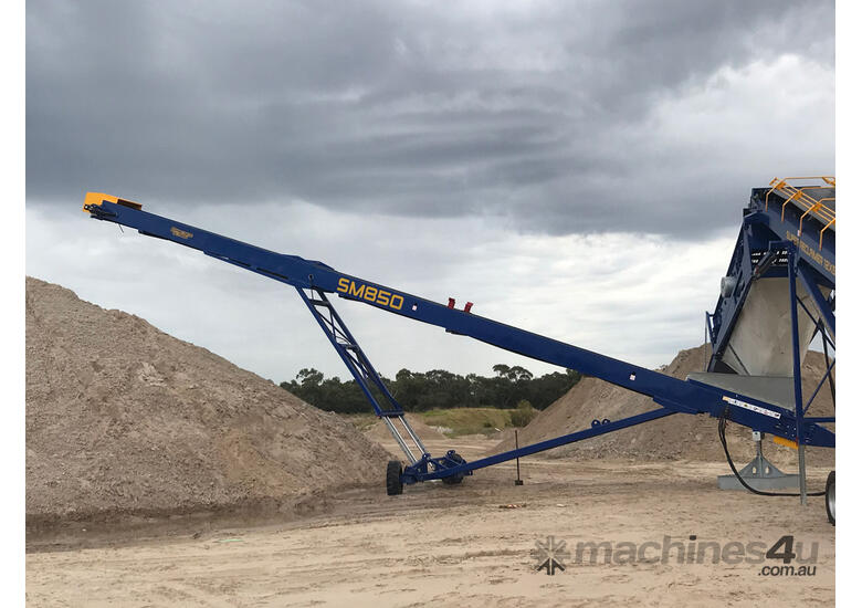 caption Precisionscreen SM850 Wheeled Conveyor 60' (18 metre)
