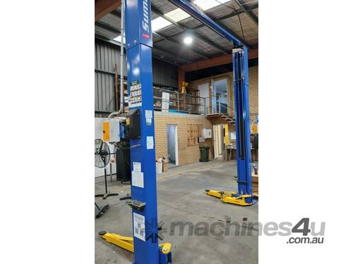 caption 2023 Summit 2 Post Car Hoist, Hard Wired