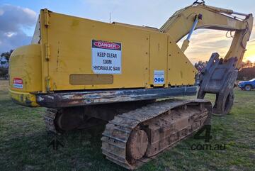 2010 KOMATSU PC300-8 EXCAVATOR WITH GRAB & SAW