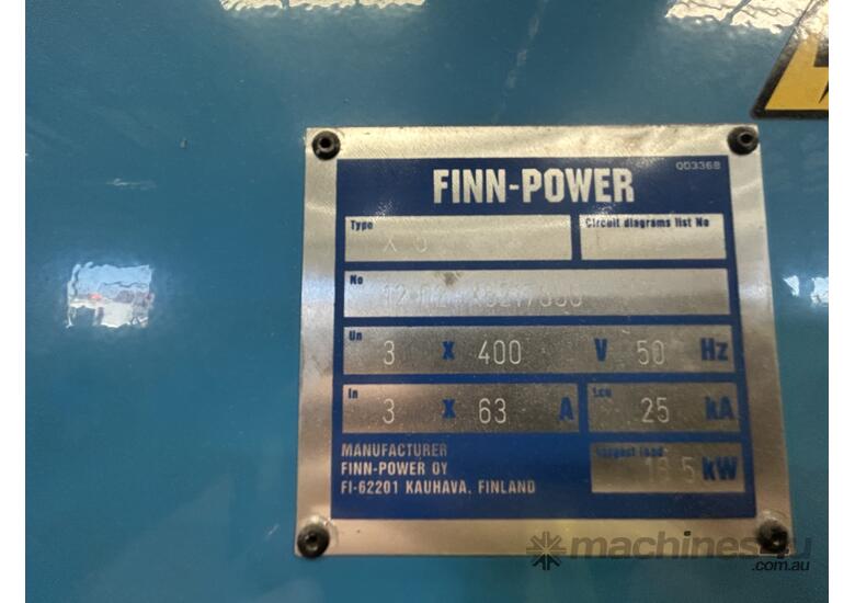 caption Finn Power X5 Turret Punch