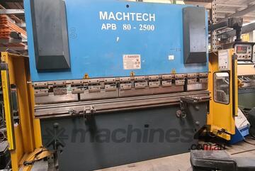 Hydraulic Press Brake Machtech APB 80-2500