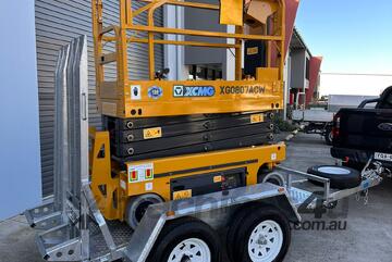   19ft Scissor Lift and Trailer Package