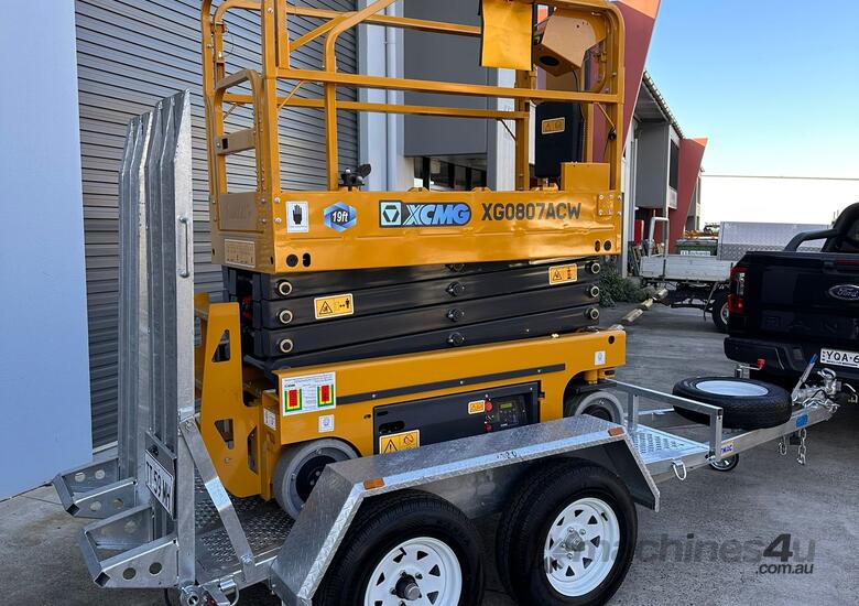 New 19ft Scissor Lift and Trailer Package image 2