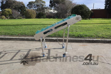Stainless Steel Elevator Incline Conveyor - 1.3m High