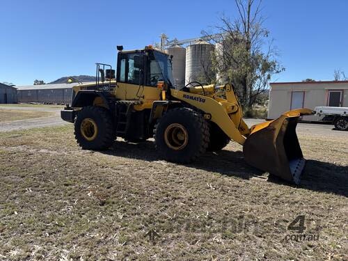 caption 2008 Komatsu WA430-6 Wheel Loader