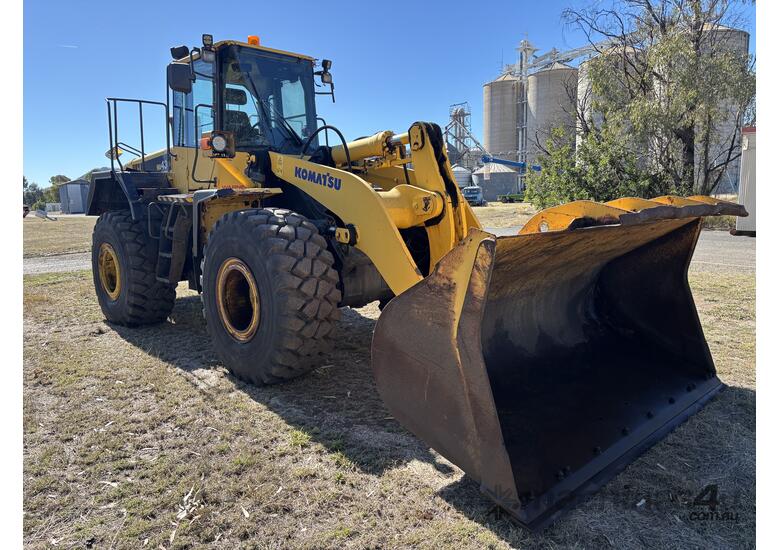 caption 2008 Komatsu WA430-6 Wheel Loader