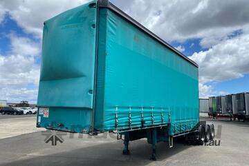 2008 Vawdrey VBS3 Tri Axle Drop Deck Curtainside A Trailer
