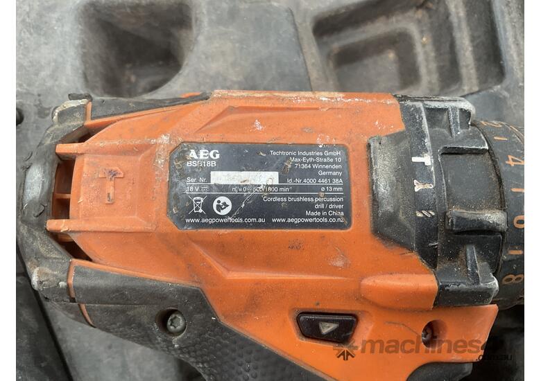 AEG Cordless Drill Set in Box