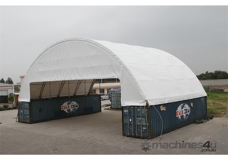 Unused Heavy Duty 60ft x 40ft Container Shelter