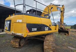 2008 CATERPILLAR 320D EXCAVATOR WITH CABIN GUARD