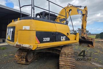 2008 CATERPILLAR 320D EXCAVATOR WITH CABIN GUARD