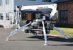 Used 2022 model Monitor 1275 Spider Lift | 12.3m Working Height | Radio Remote & Auto Level