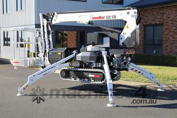   2022 model Monitor 1275 Spider Lift | 12.3m Working Height | Radio Remote & Auto Level