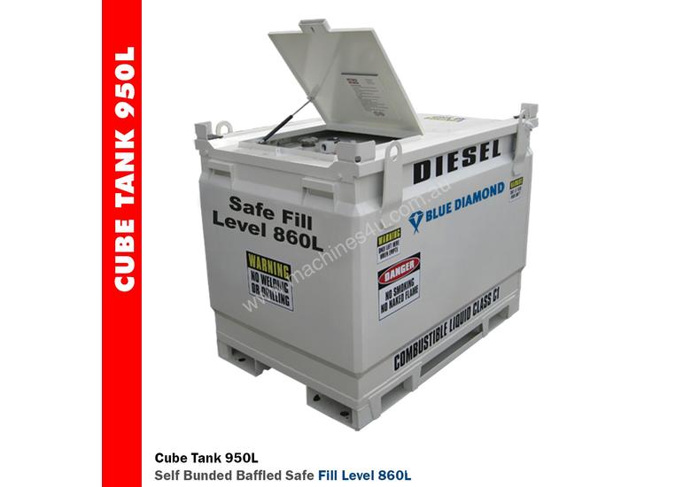 caption NEW 950L Diesel Fuel Tank Self Bunded Baffled