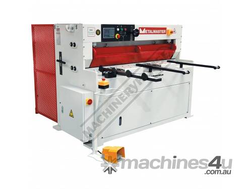 caption HG-460B Hydraulic NC Guillotine 1300 x 6mm Mild Steel Shearing Capacity 1-Axis Ezy-Set NC-89 Control