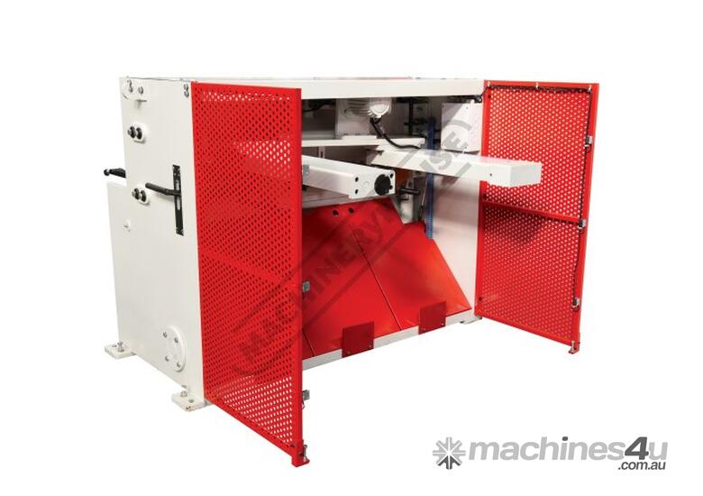 caption HG-460B Hydraulic NC Guillotine 1300 x 6mm Mild Steel Shearing Capacity 1-Axis Ezy-Set NC-89 Control