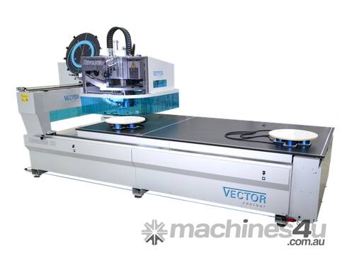 Automatic Contour Edgebander for Office Workspace Furniture Manufacturing