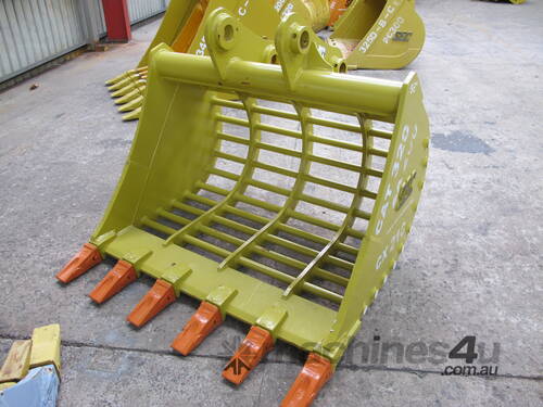 SEC 20 Ton Sieve Bucket for Caterpillar CAT320 - Includes Pin, 1480mm Width, 75mm Gap