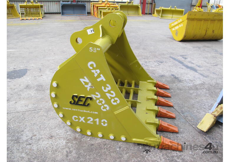 SEC 20 Ton Sieve Bucket for Caterpillar CAT320 - Includes Pin, 1480mm Width, 75mm Gap