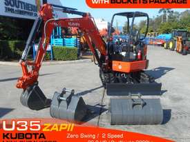 3.2 T Excavator U35 ZAPII + Buckets [Work ready] - picture0' - Click to enlarge