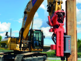 MOVAX ML-30 EXCAVATOR MOUNT PILE DRIVER (13-16T) - picture1' - Click to enlarge