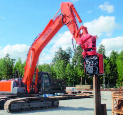 MOVAX ML-30 EXCAVATOR MOUNT PILE DRIVER (13-16T)