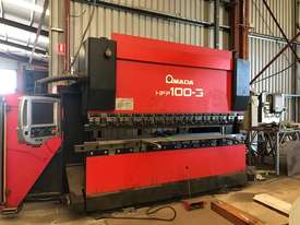  200-Amada HFP 100-3 Hydraulic Press-Brake-CNC-Back-Gauge   - picture1' - Click to enlarge